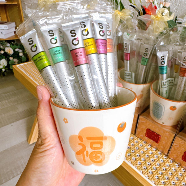 ［香港限定］「吉祥如意」陶瓷茶杯10枝套裝