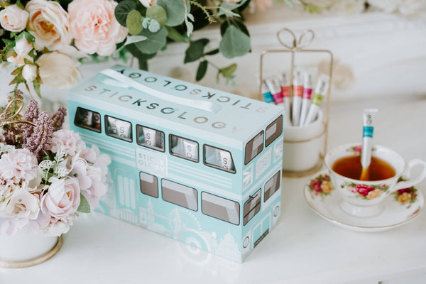 ［香港限定禮盒］茶迷倫敦 50枝 邂逅英倫 雙層巴士禮盒 Tiffany Blue