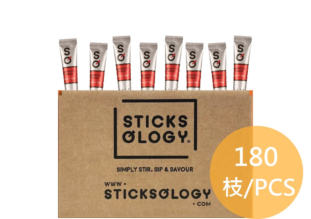 活力蜜桃紅茶  添飲裝 (180支)