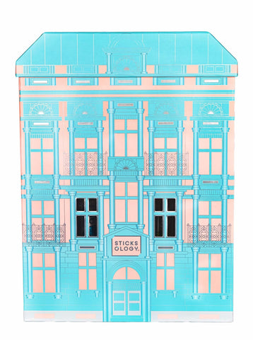 ［香港限定禮盒］茶迷倫敦 50 枝奢華英倫大屋禮盒 (粉藍色）