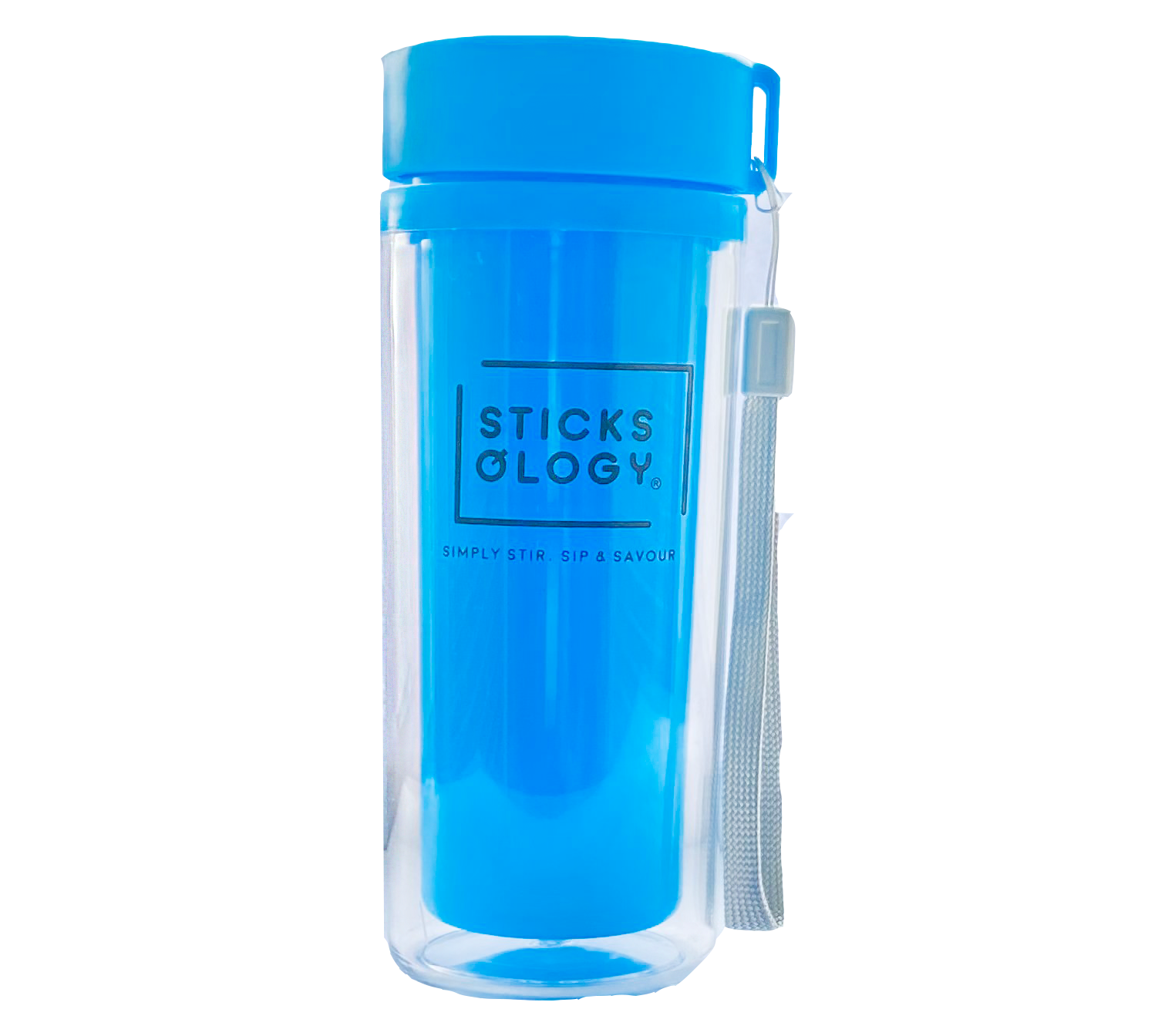 Sticksology 精緻透明雙層水杯(5色)