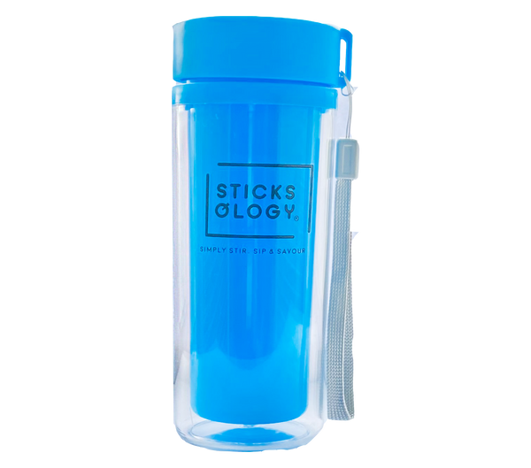 Sticksology 精緻透明雙層水杯(5色)